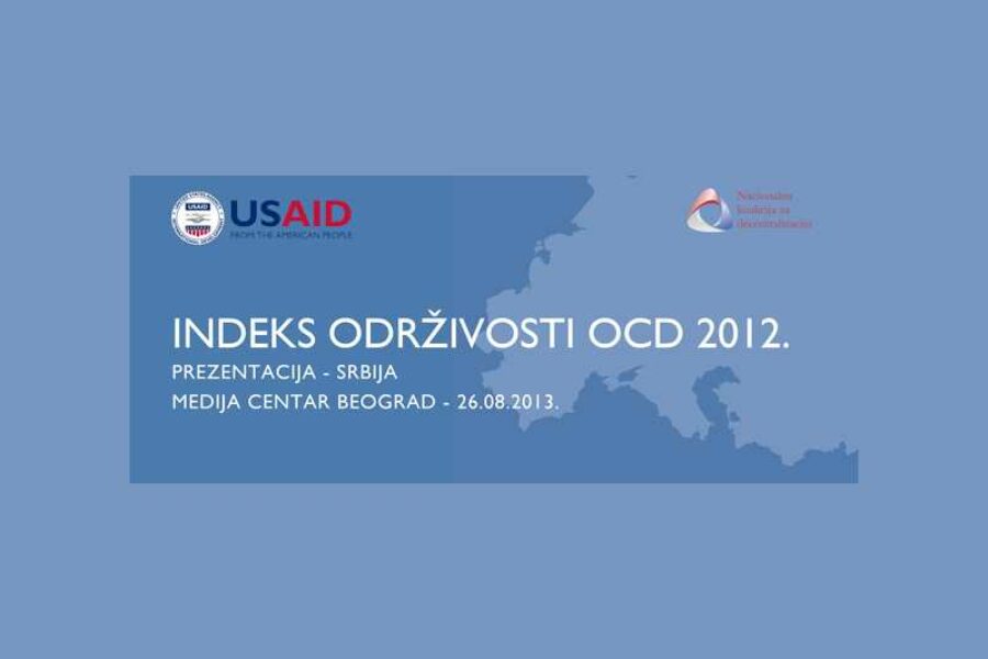Index održivosti OCD za 2012. godinu