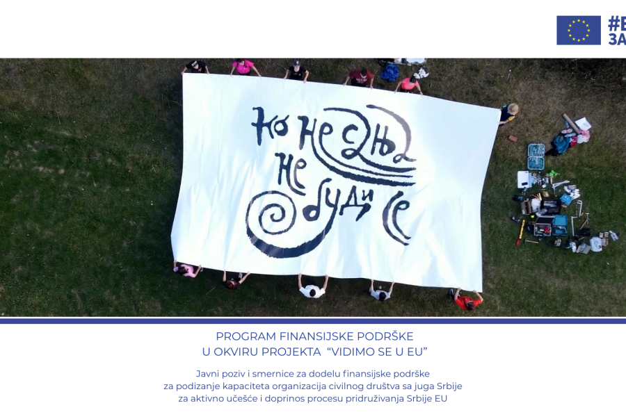 Otvoren novi poziv za finansijsku podršku lokalnim inicijativama sa juga Srbije